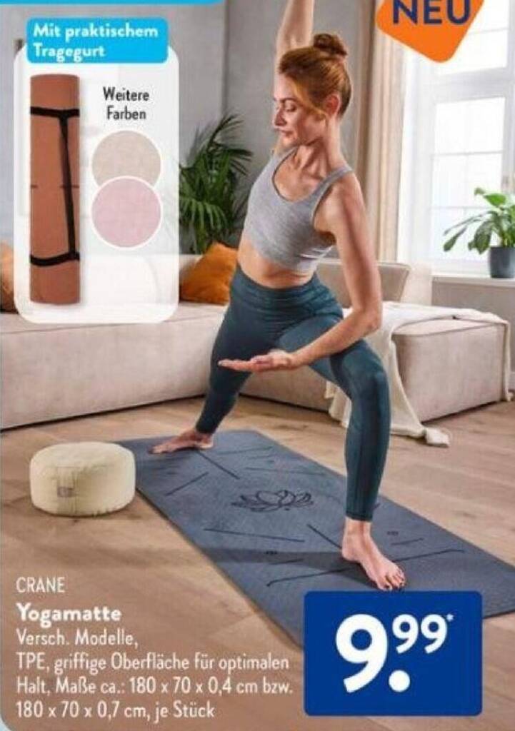 CRANE Yogamatte Angebot bei Aldi Sud