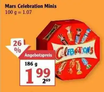 Globus Mars Celebration Minis Angebot