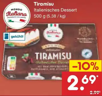 Netto Marken-Discount MONDO Italiano Tiramisu Angebot