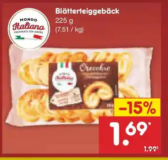 Netto Marken-Discount MONDO Italiano Blätterteiggebäck Angebot