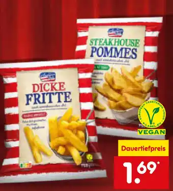 Netto Marken-Discount American Style Steakhouse Pommes oder Dicke Fritte Angebot