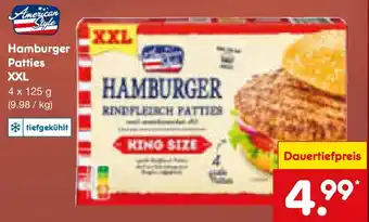 Netto Marken-Discount American Style Hamburger Patties XXL Angebot