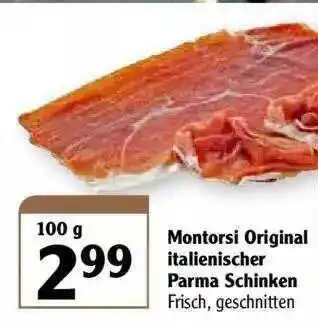 Globus Montorsi Original Italienischer Parma Schinken Angebot