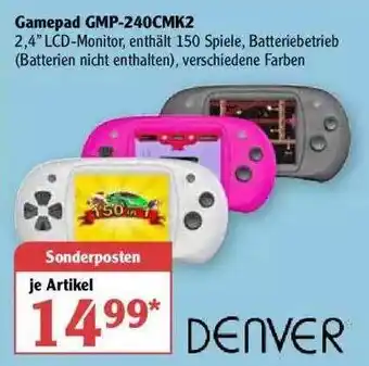 Globus Gamepad GMP-240CMK2 Angebot