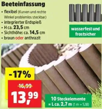 Thomas Philipps Beeteinfassung Angebot
