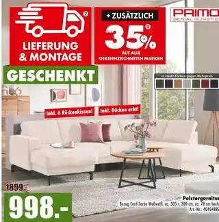 Möbel Mahler Primo polstergarnitur Angebot