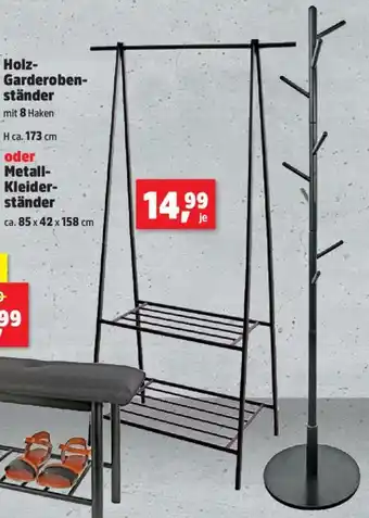 Thomas Philipps Holz Garderobenständer oder Metall Kleiderständer Angebot