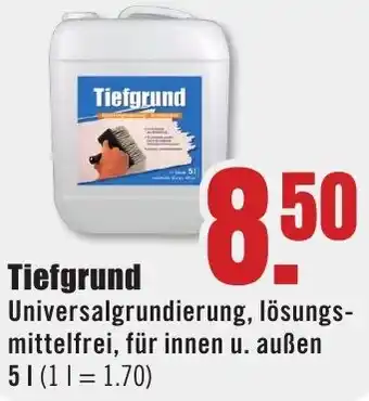 B1 Discount Baumarkt Tiefgrund Angebot