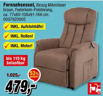 Opti Wohnwelt Fernsehsessel Angebot