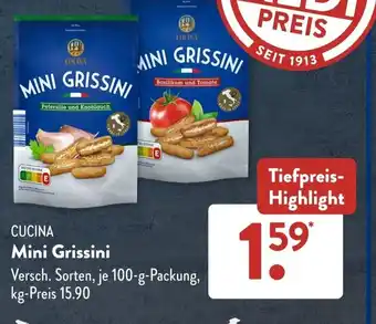 Aldi Süd CUCINA Mini Grissini Angebot