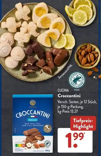 Aldi Süd CUCINA Croccantini Angebot