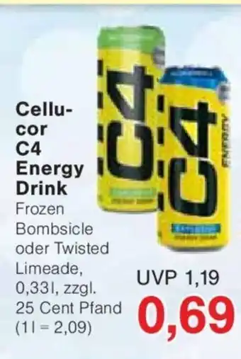 Jawoll Cellu- cor C4 Energy Drink Angebot