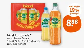 tegut Bizzl limonade Angebot