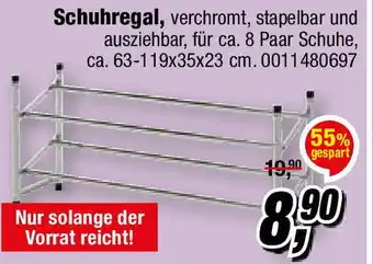 Opti Wohnwelt Schuhregal Angebot