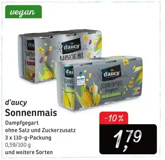 KONSUM D'aucy Sonnenmais 3x110g Angebot