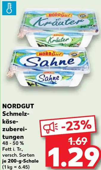 Kaufland NORDGUT Schmelzkäsezubereitungen Angebot