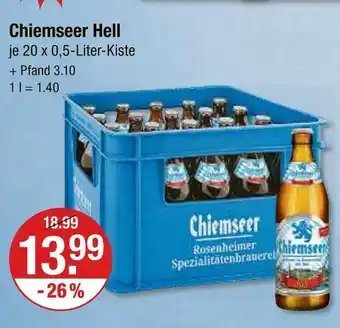 V Markt Chiemseer hell Angebot