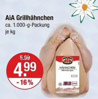 V Markt Aia grillhähnchen Angebot