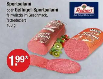 V Markt Reinert sportsalami oder geflügel-sportsalami Angebot