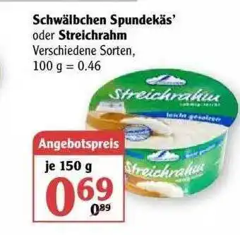 Globus Schwälbchen Spundektas'oder Streichrahm Angebot