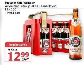 Globus Paulaner Hefe-Weiẞbier Angebot