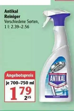 Globus Antikal Reiniger Angebot