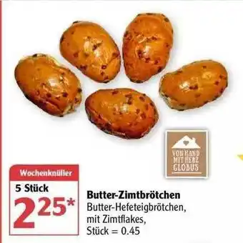 Globus Butter-Zimtbrötchen Angebot