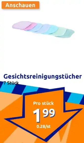 Action Gesichtsreinigungstücher Angebot