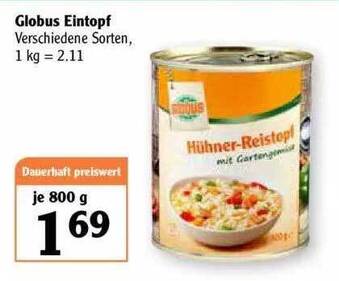 Globus Globus Eintopf Angebot