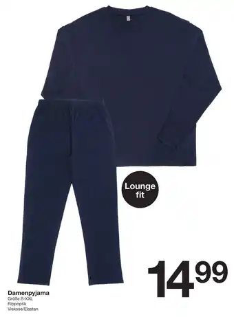 Zeeman Damenpyjama Angebot