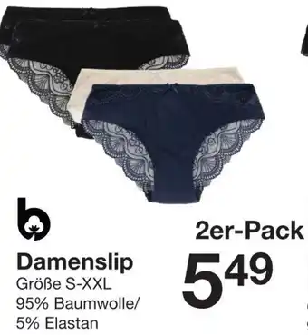 Zeeman Damenslip Angebot