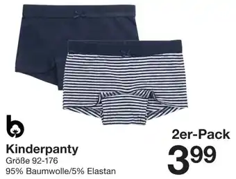 Zeeman Kinderpanty Angebot