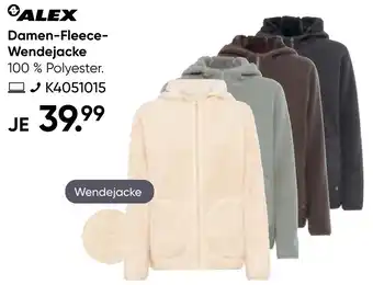 Galeria ALEX Damen-Fleece Wendejacke Angebot