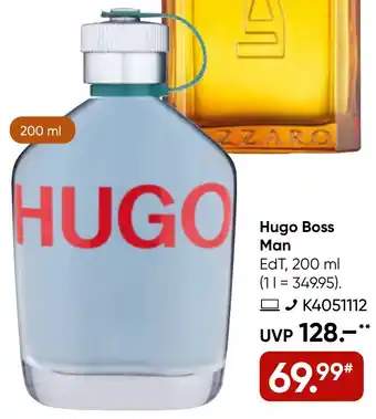 Galeria Hugo Boss Man EdT Angebot