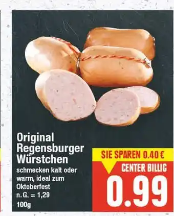 Edeka Original regensburger würstchen Angebot