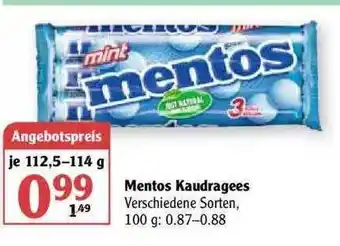 Globus Mentos Kaudragees Angebot