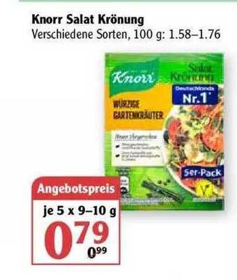 Globus Knorr Salat Krönung Angebot