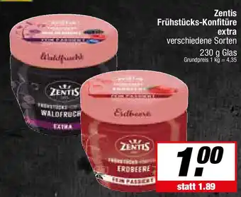 L. STROETMANN GROSSMARKT Zentis Frühstücks-Konfitüre Angebot