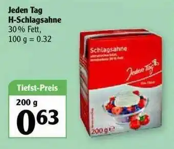 Globus Jeden Tag H-Schlagsahne Angebot