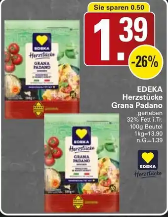 WEZ EDEKA Herzstücke Grana Padano Angebot