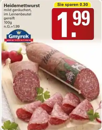 WEZ Gmyrek Heidemettwurst Angebot