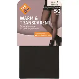 Netto Marken-Discount NurDie Transparente Strumpfhose 50 den - Gr. 38- 40 Angebot