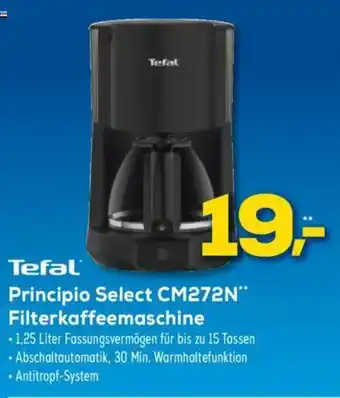 Euronics Tefal Principio Select CM272N Filterkaffeemaschine Angebot