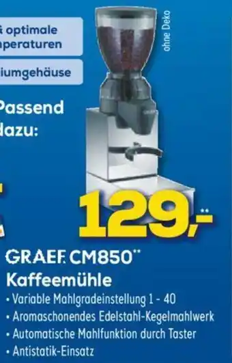 Euronics Graef CM850 Kaffeemühle Angebot