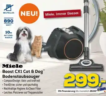 Euronics Miele Boost CX1 Cat & Dog Bodenstaubsauger Angebot