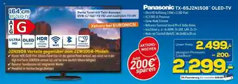 Euronics Panasonic TX-65JZN1508 OLED TV Angebot