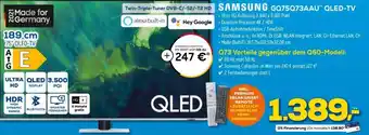 Euronics Samsung GQ75Q73AAU QLED TV Angebot