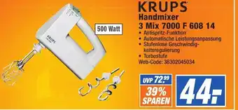 expert Octomedia Krups Handmixer 3 Mix 7000 F 608 14 Angebot