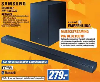 expert Octomedia Samsung Soundbar HW-A550/ZG schwarz Angebot