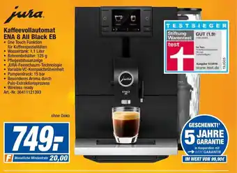 expert Techno Land jura Kaffeevollautomat ENA 8 All Black EB Angebot